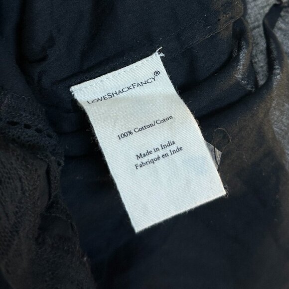 LOVESHACKFANCY Natasha Dress in Black Size X-Small - Picture 6 of 11